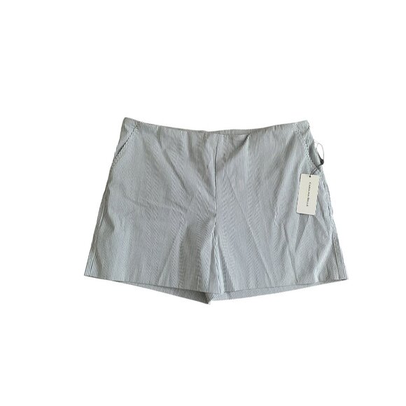 CAROLINA BELLE Blue White Striped Shorts Size US 16 NEW NWT - Picture 7 of 11